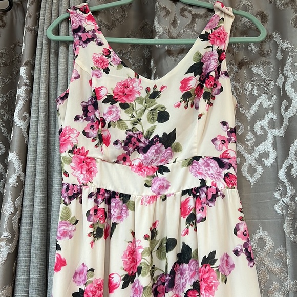 Forever 21 Floral Sleeveless Chiffon Maxi Dress - Picture 2 of 5